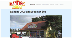 Desktop Screenshot of kantine2000.de