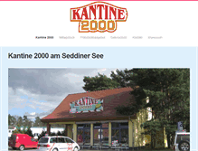 Tablet Screenshot of kantine2000.de